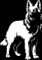 Preview: Aufkleber Schweizer Schäferhund