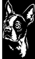 Preview: Aufkleber Boston Terrier Kopf