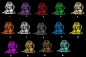 Preview: Autoaufkleber "Lhasa Apso" Kontur