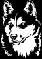 Preview: Aufkleber Siberian Husky