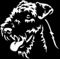 Preview: Aufkleber Airedale Terrier