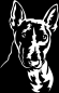 Preview: Aufkleber Bullterrier