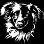 Preview: Aufkleber Miniature Australian Shepherd Kopf