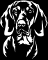 Preview: Autoaufkleber Polnischer Laufhund Kopf