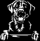 Preview: Autoaufkleber Labrador Kopf