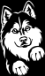 Preview: Aufkleber Husky Kopf