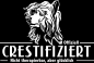 Preview: Aufkleber Chinese Crested Dog "Crestifiziert"