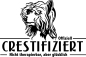 Preview: Aufkleber Chinese Crested Dog "Crestifiziert"