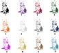 Preview: Katzenaufkleber Maine Coon