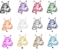 Preview: Katzenaufkleber Maine Coon