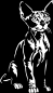 Preview: Aufkleber Sphynx