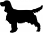 Preview: Englischer Springer Spaniel Silhouette