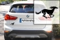 Preview: Autoaufkleber Saluki rennend Silhouette