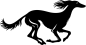 Preview: Saluki stehend Silhouette