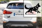 Preview: Autoaufkleber Deutscher Schäferhund rennend Silhouette