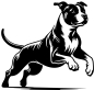 Preview: Aufkleber American Staffordshire Terrier