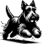 Preview: Aufkleber Scottish Terrier