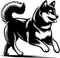 Preview: Aufkleber Siberian Husky