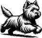 Preview: Aufkleber West Highland Terrier