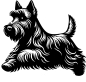 Preview: Aufkleber Scottish Terrier