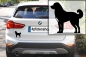 Preview: Autoaufkleber Kangal stehend Silhouette