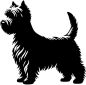 Preview: Aufkleber West Highland Terrier