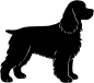 Preview: Aufkleber American Cocker Spaniel