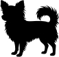 Preview: Chihuahua stehend Silhouette