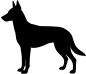 Preview: Aufkleber Malinois