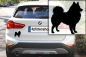 Preview: Autoaufkleber Spitz stehend Silhouette