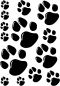 Preview: Pfotenaufkleber