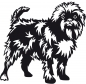 Preview: Aufkleber Affenpinscher