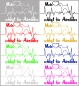 Preview: Aufkleber "Mein Herz schlägt für Airedales"