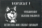 Preview: Schieferplatte Alaskan Malamute