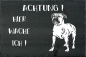 Preview: Schieferplatte American Staffordshire Terrier