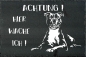 Preview: Schieferplatte American Staffordshire Terrier