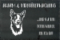 Preview: Schieferplatte Australian Cattle Dog