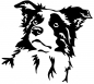 Preview: Aufkleber Border Collie