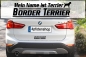 Preview: Aufkleber "Mein Name ist Border Terrier"