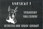 Preview: Schieferplatte Bullterrier