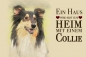 Preview: Metallschild Collie