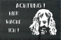 Preview: Schieferplatte Englischer Cocker Spaniel