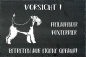 Preview: Schieferplatte Foxterrier (Drahthaar)