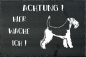 Preview: Schieferplatte Foxterrier (Drahthaar)