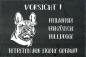 Preview: Schieferplatte Französische Bulldogge