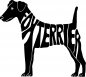 Preview: Aufkleber Foxterrier