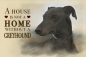 Preview: Nostalgieschild - Hundeschild im Retrostil Motiv: Greyhound #1