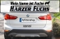 Preview: Aufkleber "Mein Name ist Harzer Fuchs"