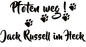 Preview: Aufkleber "Pfoten weg! Jack Russell im Heck“