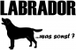 Preview: Aufkleber "Labrador ...was sonst?"